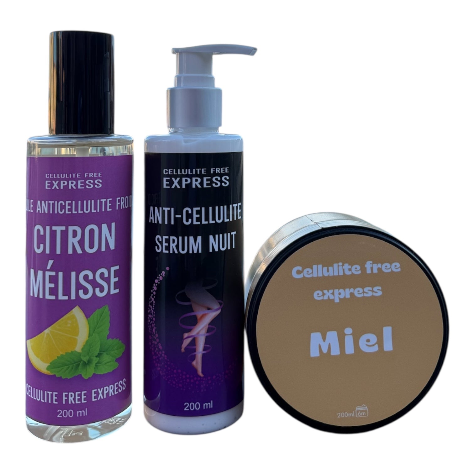 PACK CRÈME MIEL + SÉRUM NUIT + HUILE CITRON & MÉLISSE