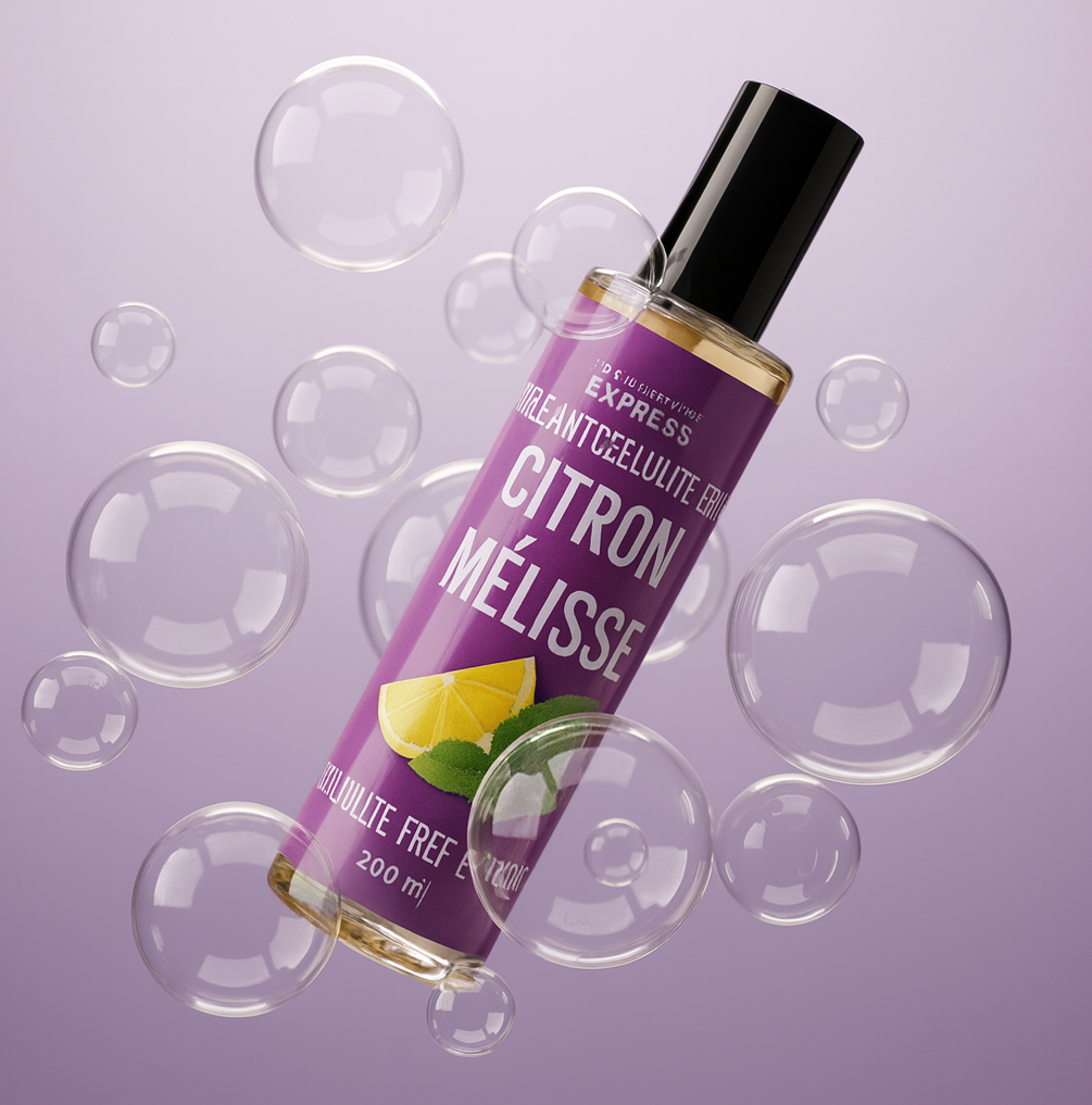 Cellulite Free Express – Huile Anticellulite Froide Citron & Mélisse 200ml